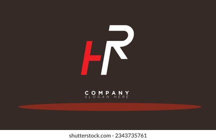 HR Alphabet letters Initials Monogram logo RH, H and R