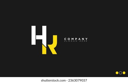 HR Alphabet Buchstaben Initial Monogram Logo RH, H und R