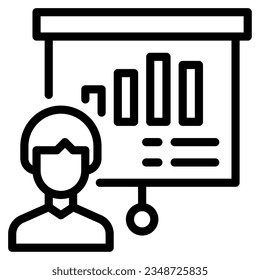HR Analytic icon can be used for uiux, etc