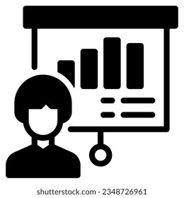 HR Analytic icon can be used for uiux, etc