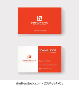 HR Business card professional design template