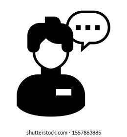 hr consulting solid black vetor icon