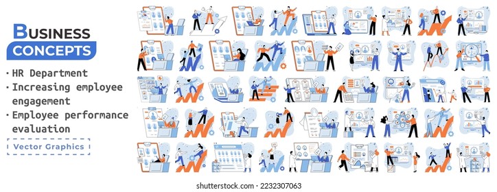 Escenarios de trabajo del departamento de recursos humanos establecidos, empleado cualificado responsable de la formación de recursos humanos en la organización. Especialista en selección, adaptación, despido, desarrollo de personal