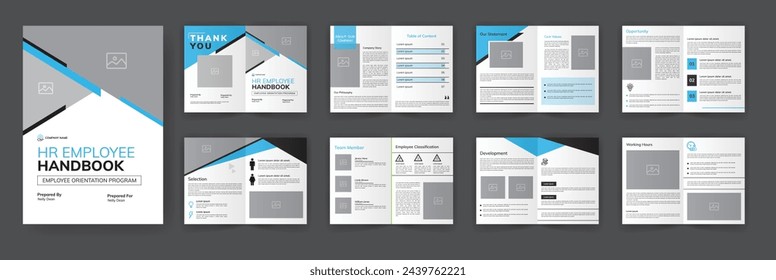 HR Handbook for Employee Rules. Welcome Company Handbook Brochure of Introduction About Company.