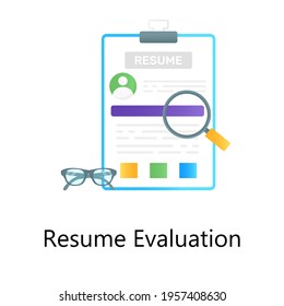 Hr hiring department analysis, gradient vector of resume evaluation
