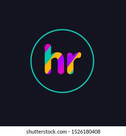 hr icon, human resources logo, recruiting symbol, career and business, modern, flat hr icon. Vector illustration