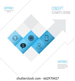 Hr Icons Set. Collection Of Messaging, Anonymous, Business Deal And Other Elements. Also Includes Symbols Such As Team, Chat, Mobile.