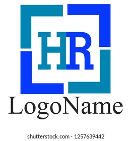 HR Initial  Letter Logo Design Template Element Vector 10