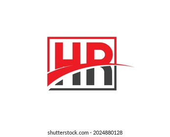 Plantilla de diseño de logotipo de carta HR