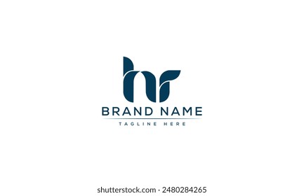 HR logo Design Template Vector Graphic Branding Element