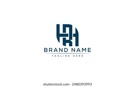 HR logo Design Template Vector Graphic Branding Element.