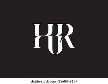 HR Logo Design Template Vector Graphic Branding Element.
