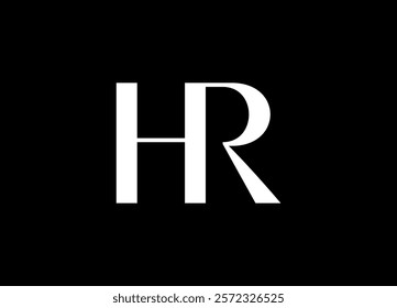 HR Logo Design Template Vector Graphic Branding Element.
