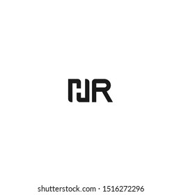 HR logo designs vector template element