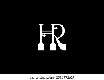 HR logo desing and monogram logo