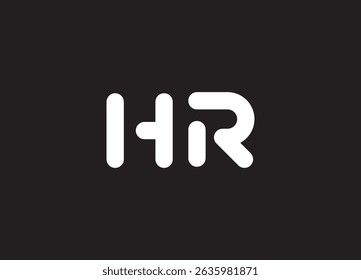 HR logo desing and monogram logo
