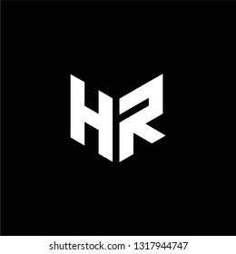 HR Logo Letter initial Designs Templete
