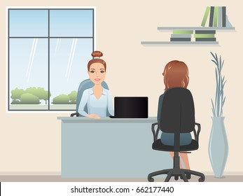 El director de recursos humanos contrata a un funcionario del cuadro orgánico para el puesto/contratación de personal, entrevista de trabajo