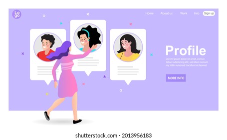 Personalmanagement-Beruf. Persönlichkeiten, die sich für den besten Bewerber entscheiden. Web-Banner oder Landing-Seite für Humanressourcen. Flache Vektorgrafik.