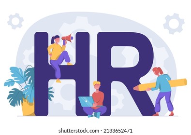 HR manager. Teamwork. HR department. HR process.