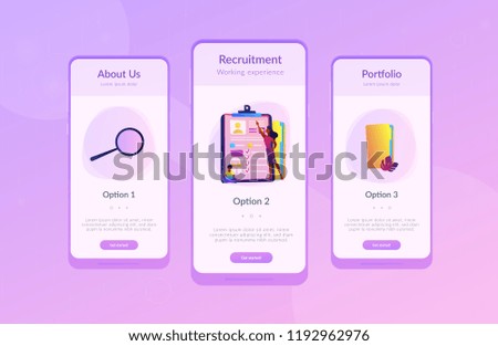 Hr Managers Looking Curriculum Vitae Job Stock Vector Royalty Free