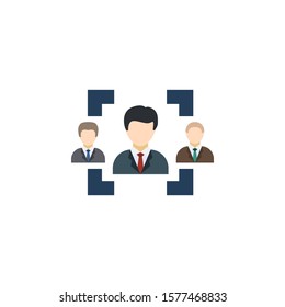 hr planning creative icon. flat multicolored illustration. From Human Resources icons collection. Isolated hr planning sign on white background