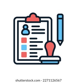 HR Policies icon in vector. Logotype