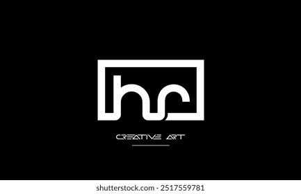 HR, RH, H, R abstract letters logo monogram