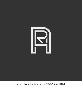 HR or RH logo and icon designs
