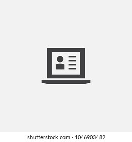 Hr software icon. Simple element illustration. Hr software symbol design from HR collection. Can be used in web and mobile.