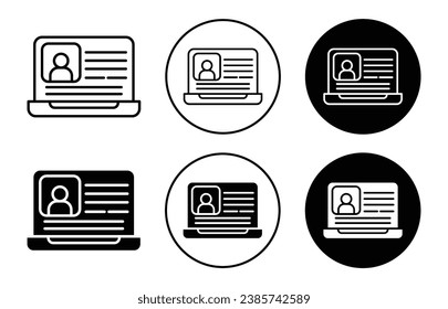 conjunto de ilustraciones de iconos de vector de software hr