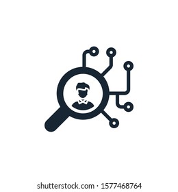 hr solutions creative icon. filled multicolored illustration. From Human Resources icons collection. Isolated hr solutions sign on white background