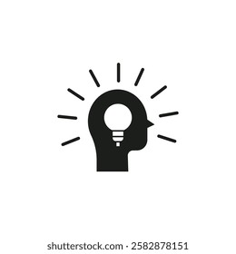 HR strategy icon Symbol mark in Outline style