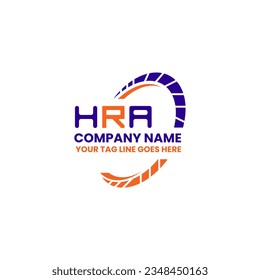 HRA letter logo creative design with vector graphic, HRA simple and modern logo. HRA luxurious alphabet design  