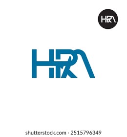 HRA Logo Letter Monogram Design