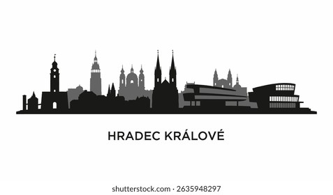 Hradec Kralove Skyline with Czech Republic, and Landmark.