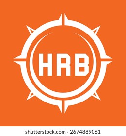 HRB letter design. HRB letter technology logo design. HRB  Monogram logo design for an entrepreneur and business.