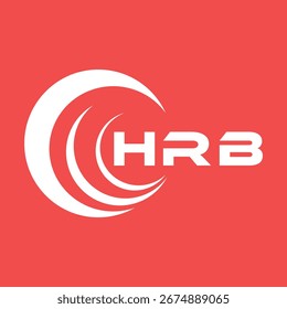 HRB letter design. HRB letter technology logo design. HRB  Monogram logo design for an entrepreneur and business.