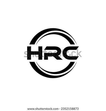 HRC Logo Design, Inspiration for a Unique Identity. Modern Elegance and Creative Design. Watermark Your Success with the Striking this Logo.