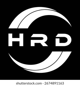 Diseño de carta HRD. Diseño de logotipo de tecnología de letras HRD. Diseño de logotipo de HRD Monogram para un empresario y un negocio.