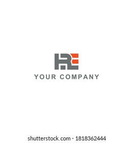 Diseño de logotipo vectorial de icono HRE. Inspiración en el logotipo de calidad de la plantilla HRE