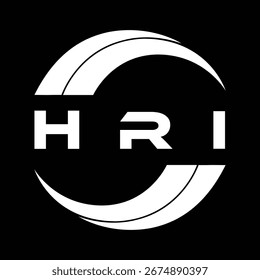 HRI letter design. HRI letter technology logo design. HRI  Monogram logo design for an entrepreneur and business.