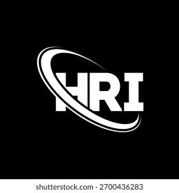 HRI logo. HRI letter. HRI letter logo design. Initials HRI logo linked with circle and uppercase monogram logo. HRI-typography for technology, business and real estate brand.