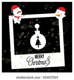 hristmas Ball Ornaments card Design