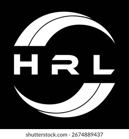 HRL letter design. HRL letter technology logo design. HRL  Monogram logo design for an entrepreneur and business.