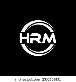 HRM Logo Design, Inspiration for a Unique Identity. Modern Elegance and Creative Design. Watermark Your Success with the Striking this Logo.