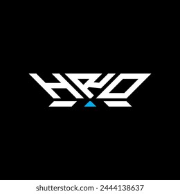 HRO letter logo vector design, HRO simple and modern logo. HRO luxurious alphabet design  