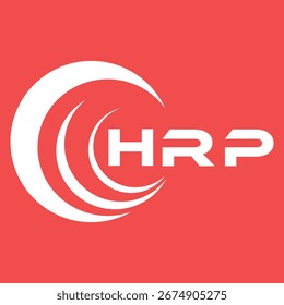 Diseño de carta HRP. Diseño de logotipo de tecnología de letras HRP. Diseño de logotipo de HRP Monogram para un emprendedor y negocio.	