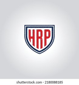 HRP Shiled Letter Logo Design Intial