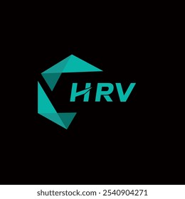 HRV creative minimalist letter logo. HRV unique vector initials alphabet letter logo design 
